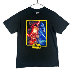 Star Wars The Force Awakens Black Short Sleeve Tee Size XLarge